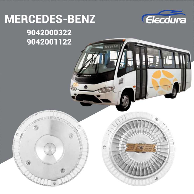 Mercedes Benz bl&aelig;serkobling 9042000322 OM366 motor mekanisk k&oslash;leventilatorkobling til bus og lastbil anvendelse