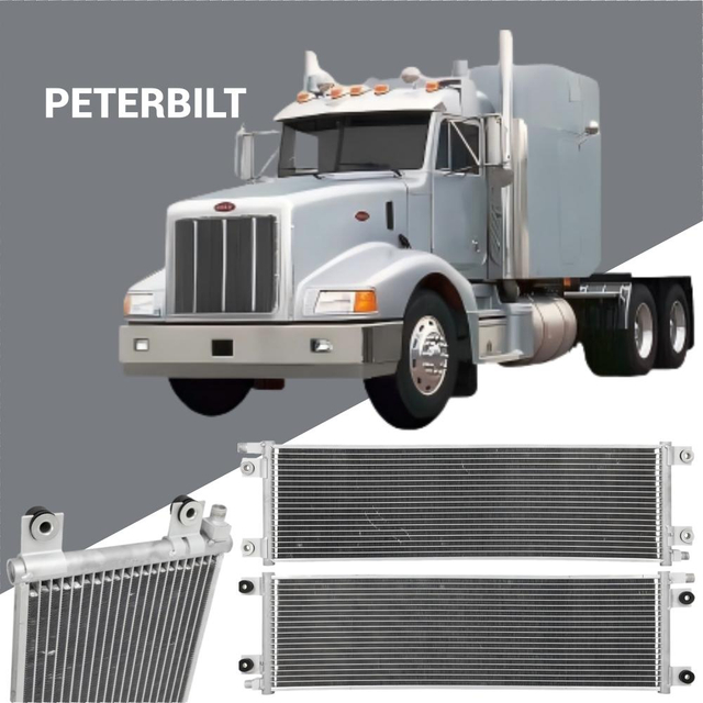 1803543 AC Condenser for Peterbilt 362 Truck 1986-1989; Ταιριάζει με κινητήρα 12,7 L. Ανταλλακτικό HVAC βαρέως τύπου