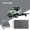 5801255825 Kondensor AC untuk IVECO Harian 2014-Up; OE -komponen pendingin truk berkualitas; Pasokan grosir untuk B2B importir.