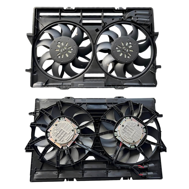 4H0959455AD Audi A6 A7 Sol Radyat&ouml;r Soğutma Fan Motoru; 400W Fır&ccedil;asız; OE'nin Değiştirilmesi.