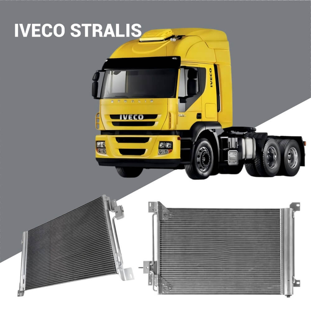 AC kondenz&aacute;tor Iveco Stralishoz; Csere a Hella 8FC 351 317-631-hez; Neh&eacute;z teherg&eacute;pj&aacute;rművek HVAC nagykereskedelmi alkatr&eacute;sze.