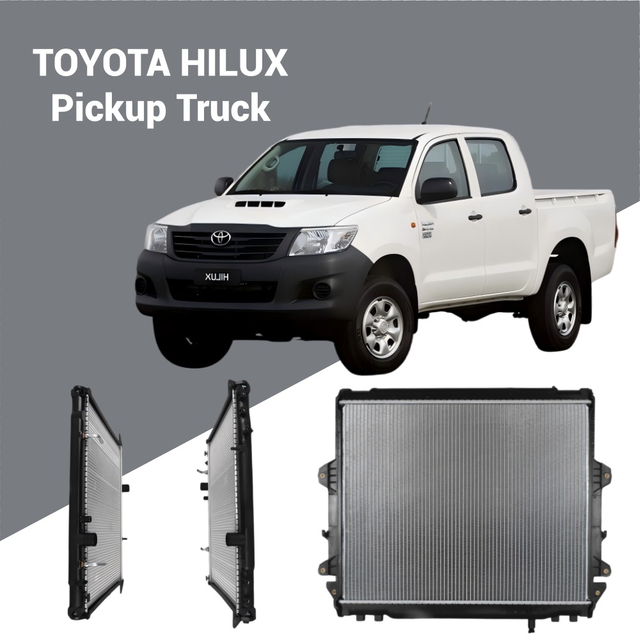16400-0L180 Паяный радиатор для Toyota Hilux 2006-2015 2,5 л 3,0 л; Охлаждающая деталь оригинального качества для оптовой продажи.