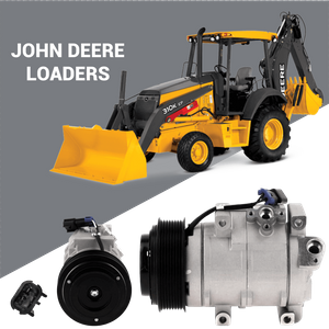12-V-Klimakompressor 10SRE18C RE326205 f&uuml;r John Deere Loader 318E 320G 331G 333E OEM-Gro&szlig;h&auml;ndler