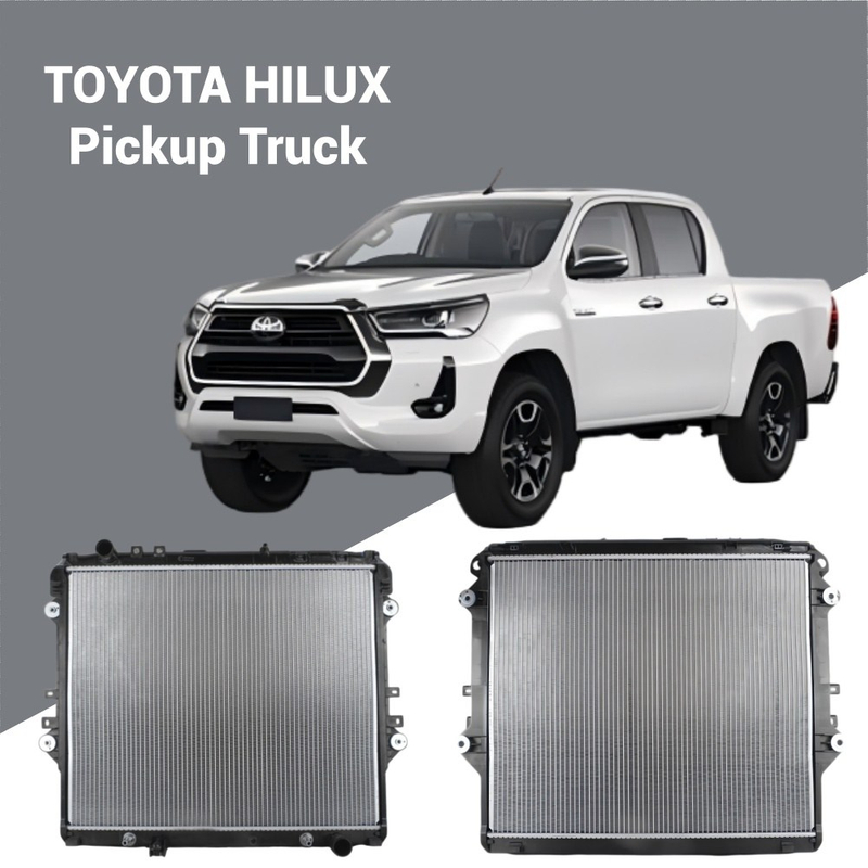 164000L431 مشعاع نحاسي لسيارة تويوتا هايلكس 2.8L 2016-2019; تبريد المحرك عالي الأداء لتوريد الجملة.