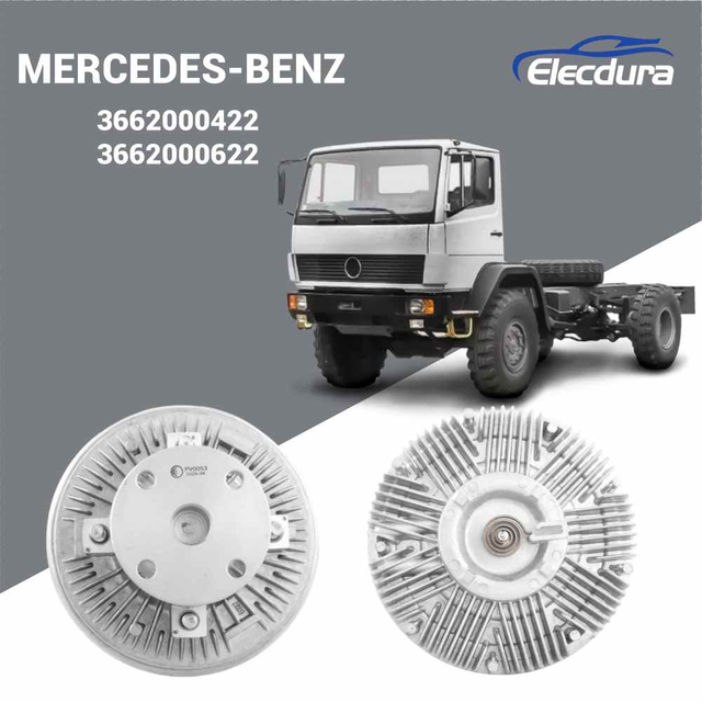 Robuste mechanische L&uuml;fterkupplung 3662000422 f&uuml;r Mercedes-Benz 1618 und 1418 Lkw mit OM366-Motoren