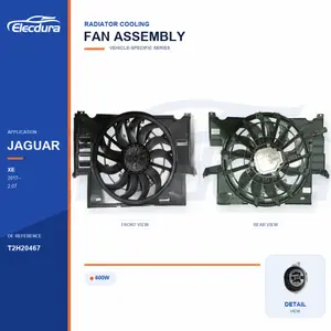 ชุดพัดลมระบายความร้อนหม้อน้ำ สำหรับ Jaguar XE 600W T2H20467 Bulk Supply