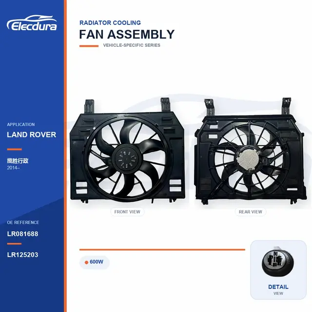 K&uuml;hlerl&uuml;fter-Baugruppe f&uuml;r Land Rover Range Rover 600W LR081688 Gro&szlig;packung