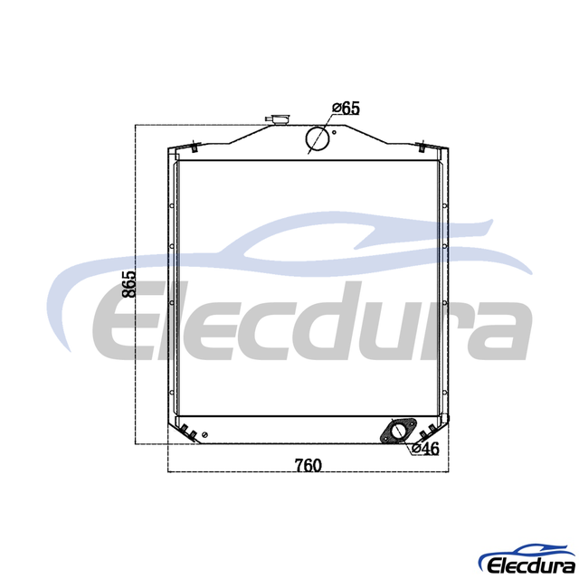 205-03-71110 KOMATSU PC200-3 Chladič