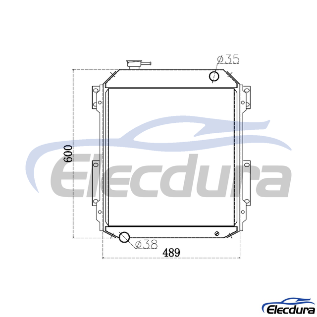 4217469 Hitachi EX60-1 ถังเก็บน้ำ หม้อน้ำ