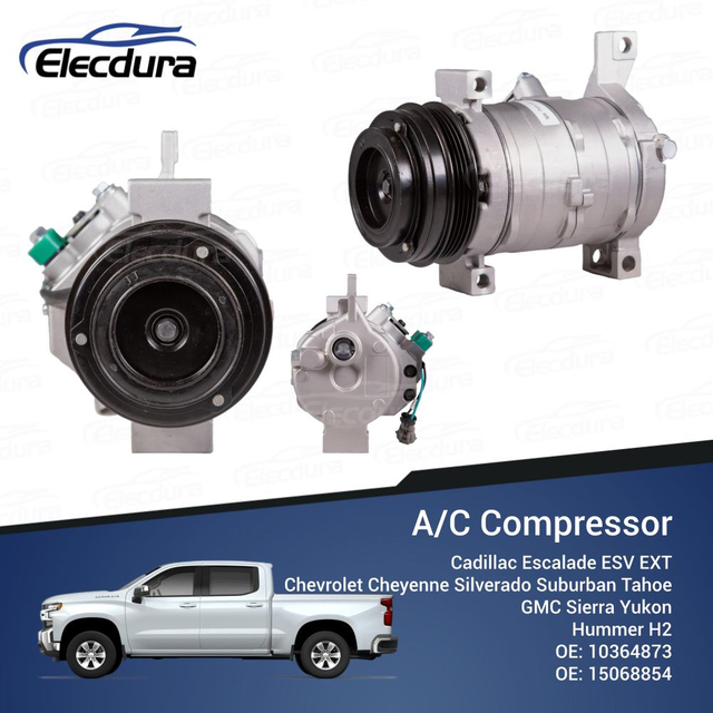 10364873 Compresor AC al por mayor para mantenimiento de Chevrolet Silverado 1500 y GMC Sierra.