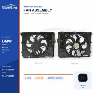 Ansamblu ventilator de răcire radiator pentru BMW E84 300W 17427563259 Aprovizionare &icirc;n vrac