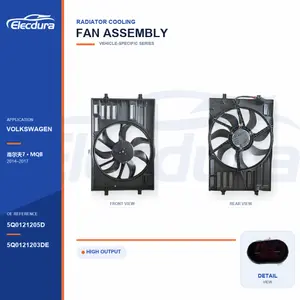 K&oslash;lerventilator komplet til Volkswagen Golf 7 / MQB 400W 5Q0121205D Bulk Supply