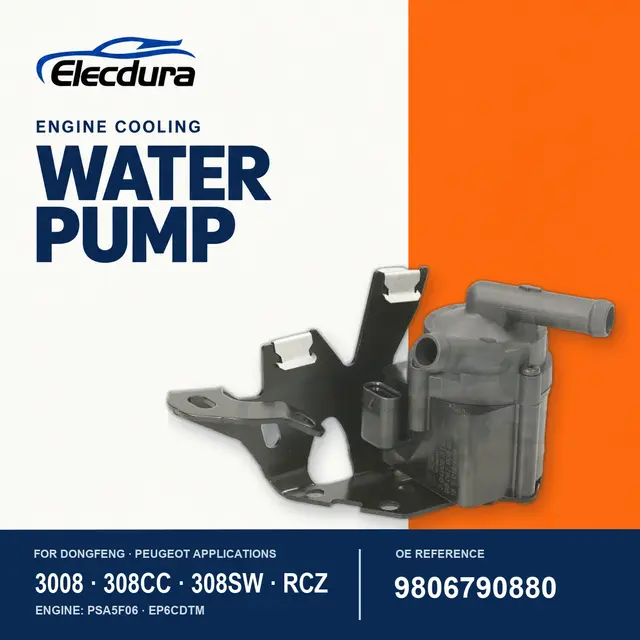 Водяний насос двигуна 9806790880 для Peugeot Bulk Supply