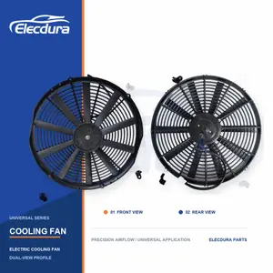 Evrensel Radyat&ouml;r soğutma fanı 16 İn&ccedil; D&uuml;z Bı&ccedil;ak 220W Toptan Satış