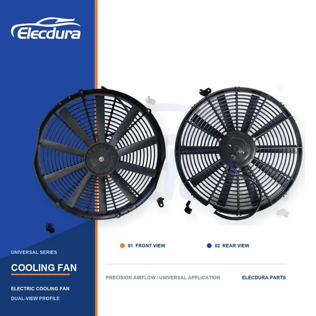 Universal Ανεμιστήρας ψύξης ψυγείου 16 ιντσών Straight Blade 220W Χονδρική