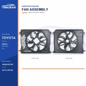 Gruppo elettroventola radiatore per Toyota Sienna 16360-F0150 Fornitura all'ingrosso