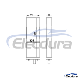 154-03-75911 KOMATSU D85EX-15E0 Radiador