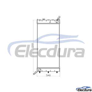 14X-03-51111 KOMATSU D65EX-16 Radiador