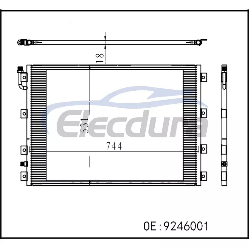 K122125 Kenworth T400 1995-2007 airco condensor