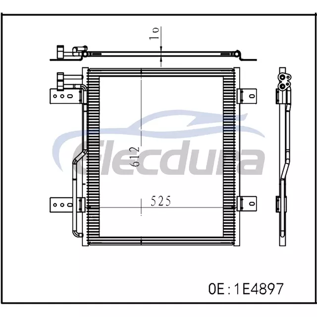 2505650C92 International 4200 Series 2007-presente Condensador A/C