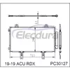 80100-TJB-A01 Honda Acu Rdx 2019+ Condensador de A/C N&uacute;cleo de 12 mm