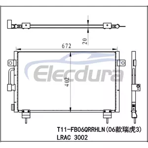 T118105110 Chery Tiggo Fl 2013+ Kondensor AC