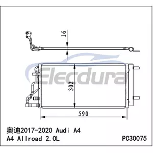 97606-F2200 Hyundai Elantra 2017-2018 Sestava kondenz&aacute;toru klimatizace