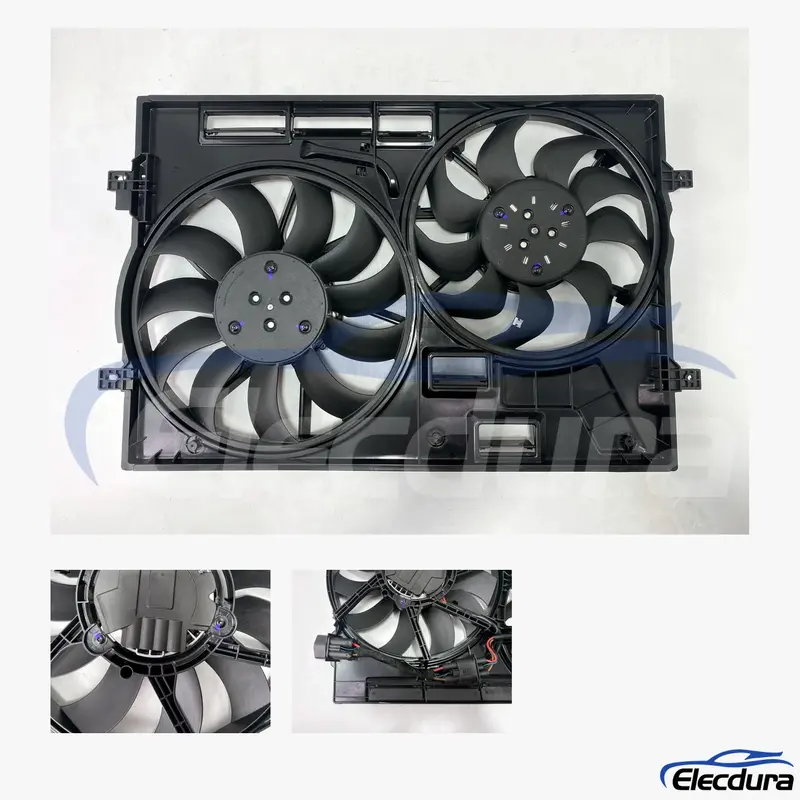 3Q0121205B Audi Brushless Conjunto da ventoinha de arrefecimento do radiador substitui&ccedil;&atilde;o no atacado de reposi&ccedil;&atilde;o