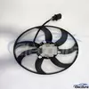 Conjunto de ventilador de resfriamento do radiador de reposi&ccedil;&atilde;o compat&iacute;vel com OE 5U0121207A para pedidos em grandes quantidades