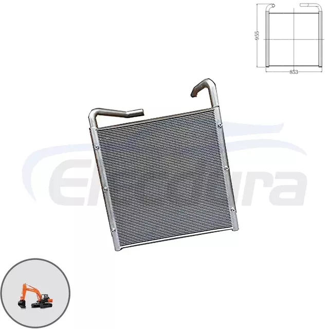 4370983 Hitachi EX200-5 enfriador de aceite hidr&aacute;ulico reemplazo al por mayor del mercado de accesorios para distribuidores de piezas de excavadoras