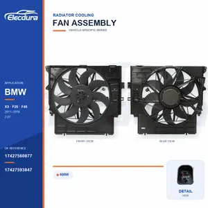 Вентилятор охолодження радіатора для BMW F25 / F45 600 Вт 17427560877 Оптова поставка