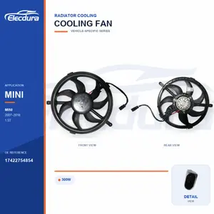 ラジエーター冷却ファン BMW MINI R56 300W 17422754854バルク電源
