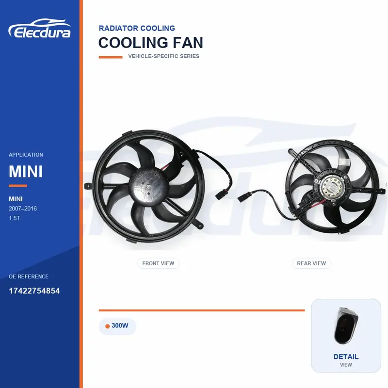 Hűtőventil&aacute;tor a k&ouml;vetkezőh&ouml;z: BMW MINI R56 300W 17422754854 T&ouml;meges sz&aacute;ll&iacute;t&aacute;s