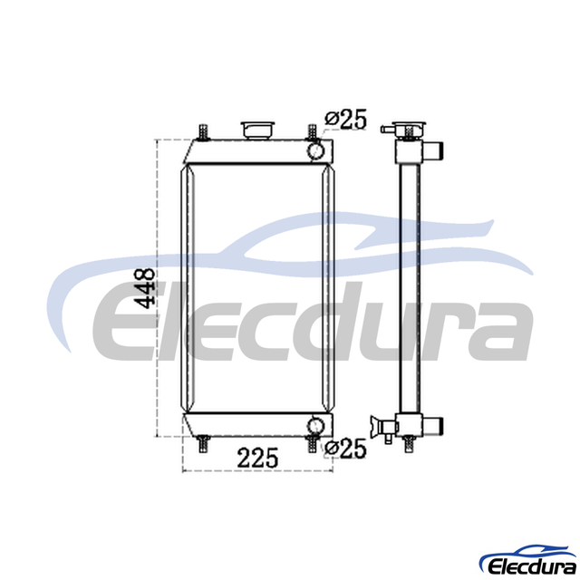 22L-03-21111 KOMATSU PC18 Radyat&ouml;r