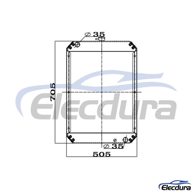11M8-40100 Hyundai R55-7 R55W-7 محرك خزان المياه ردياتير الجمعية الأساسية