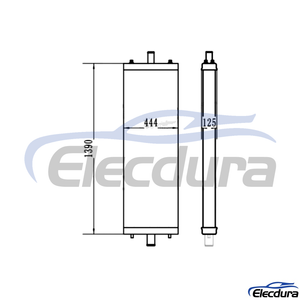 209-03-41210 โคมัตสึ PC800-8 หม้อน้ำ