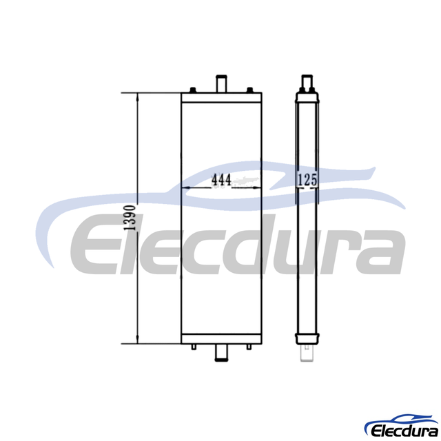209-03-41210 كوماتسو PC800-8 ردياتير