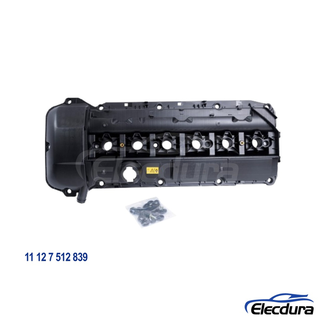 Tapa de v&aacute;lvula de motor BMW 11127512839 repuesto para motor M54 usado en BMW Serie 3 E46, Serie 5 E60, X3 E83, X5 E53, Z4 E85