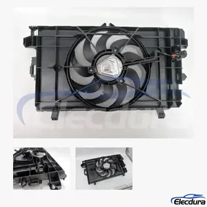 Tesla Model 3 Brushless Ensemble ventilateur de refroidissement de radiateur 107708400E pour l'approvisionnement en gros du march&eacute; secondaire