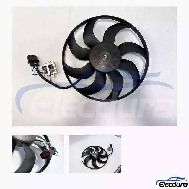 Motor Kipas Pendingin Radiator Volkswagen Polo / Polo V 6QD959455D untuk pasokan grosir purnajual