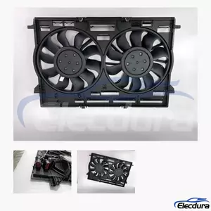 80A121003 Ansamblu ventilator de răcire pentru radiator fără perii Audi &icirc;nlocuire angro pentru piața de schimb