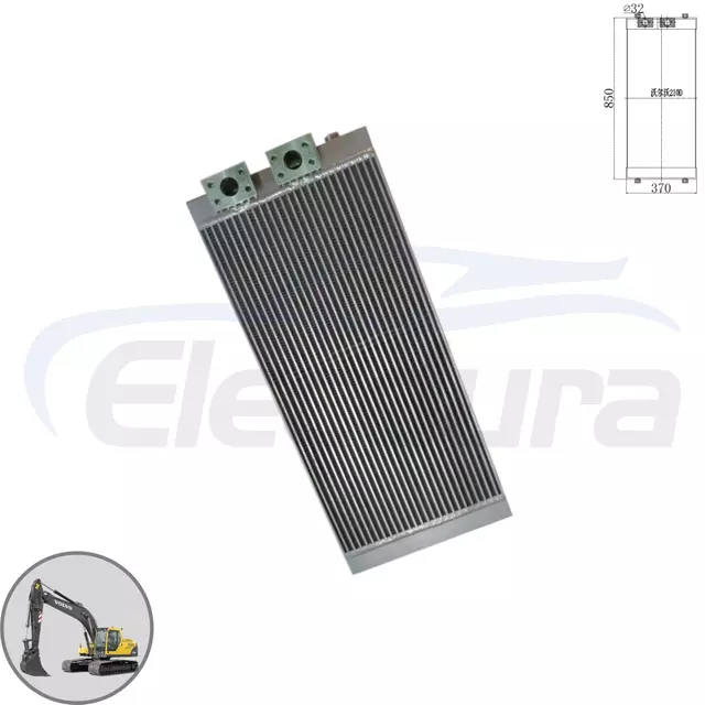 Proveedor mayorista de enfriador de aceite Volvo EC210D de servicio pesado 17442676: enfriador hidr&aacute;ulico de posventa B2B premium para excavadoras EC200D EC220D EC210B con precios competitivos y servicios de marca privada para importadores globales.