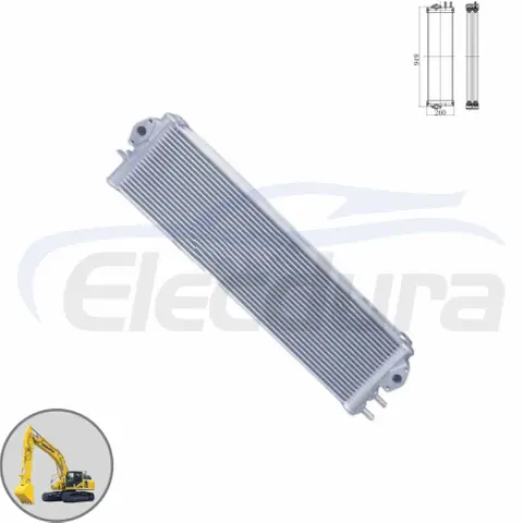 Hydrauliekoliekoeler 203-03-71140 949x260mm groothandelsleverancier voor Komatsu PC100-5 PC120-5 bulkorder aftermarket-vervanging