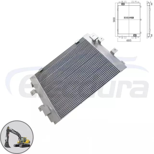 Refrigerador de &oacute;leo hidr&aacute;ulico antigo Volvo EC210B 14552200 fornecedor atacadista de reposi&ccedil;&atilde;o - radiador de reposi&ccedil;&atilde;o de alta qualidade para escavadeiras EC210B distribuidor de pedidos em grandes quantidades OEM refrigerador hidr&aacute;ulico de alum&iacute;nio.