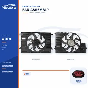 مجموعة مروحة تبريد الردياتير لتوريد كميات كبيرة من Audi A4 B9 600W 8W0959455F