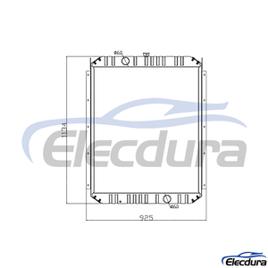 208-03-51111 KOMATSU PC300-6 PC350-6 Radiador