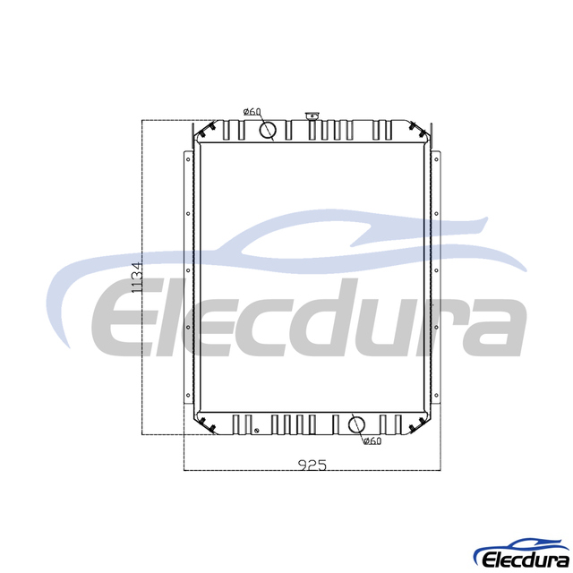 208-03-51111 KOMATSU PC300-6 PC350-6 Radyat&ouml;r