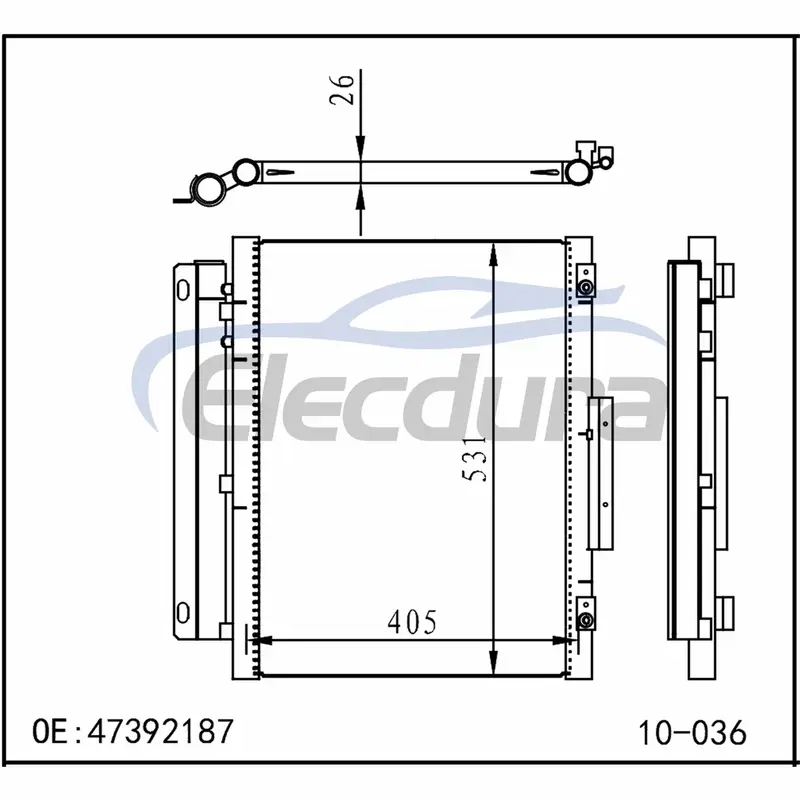 47392187 Case IH Puma 170 Skraplacz A/C