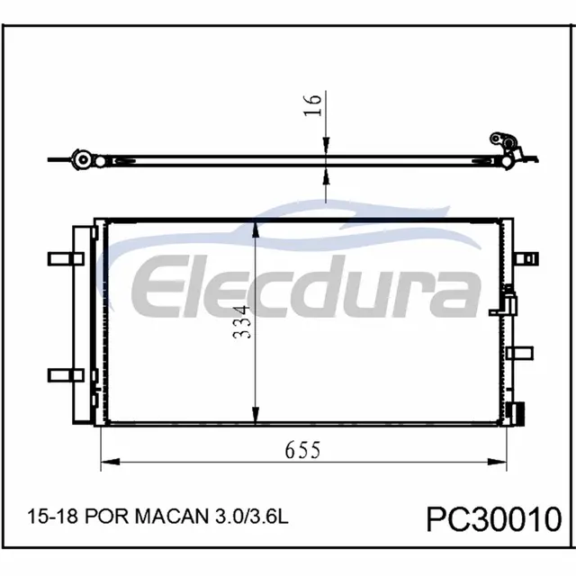 8T0260403 Audi A4 2013-2017 Конденсер A/C