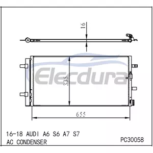 4G0260403N Audi A6 2016-2018 Condensator A/C